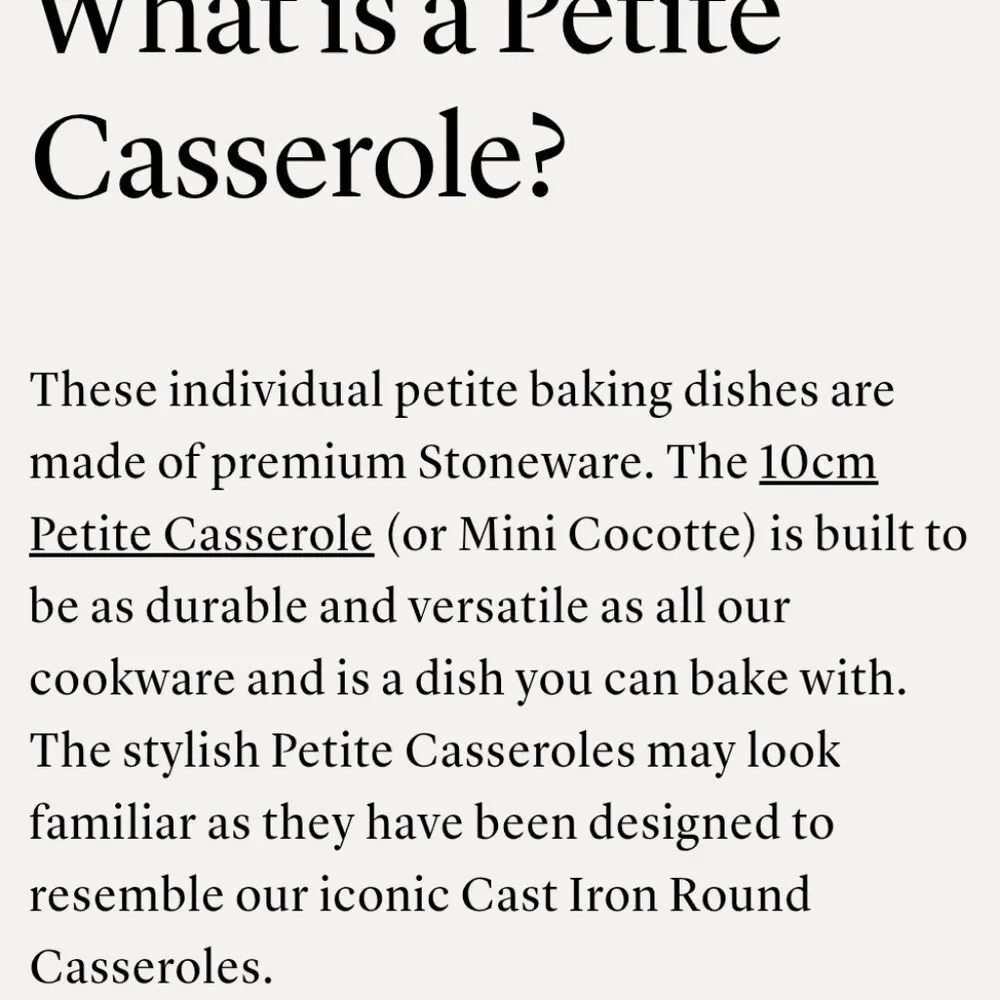 Le Creuset 10cm Petit Round Cocotte-‎ Carmin